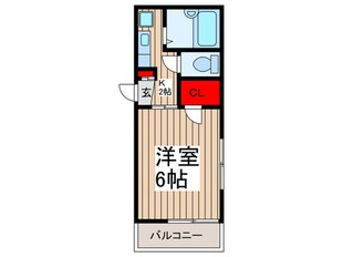 タカハシハイツの物件間取画像